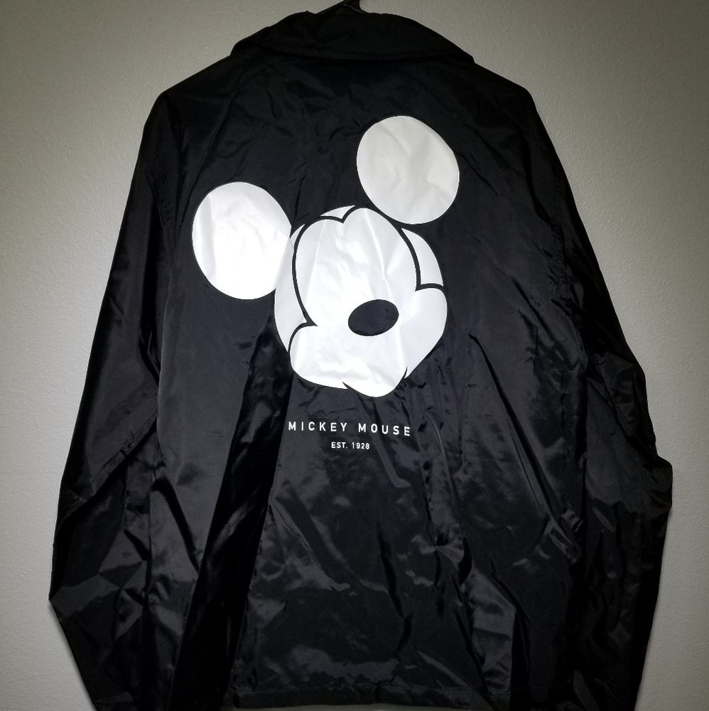 Mens L Neff Disney Mickey windbreaker Jacket